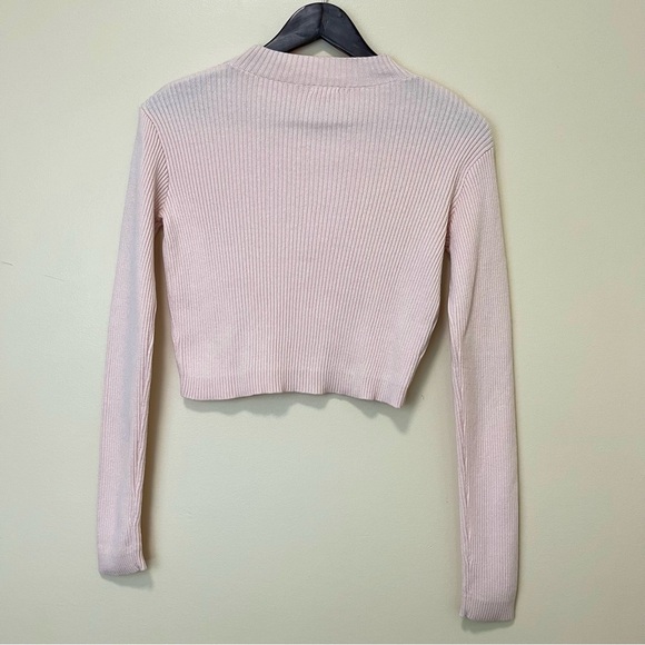 John Galt - Brandy Melville Ribbed Cropped Mock Neck Sweater - Picture 7 of 12